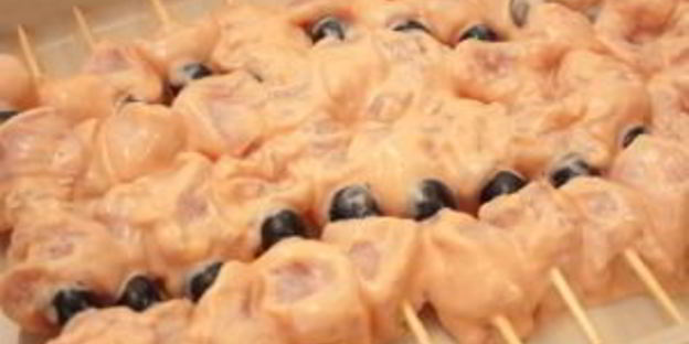 шашлычки домашние, маринованные в розовом соусе