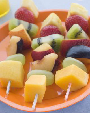 Шашлычки из фруктов