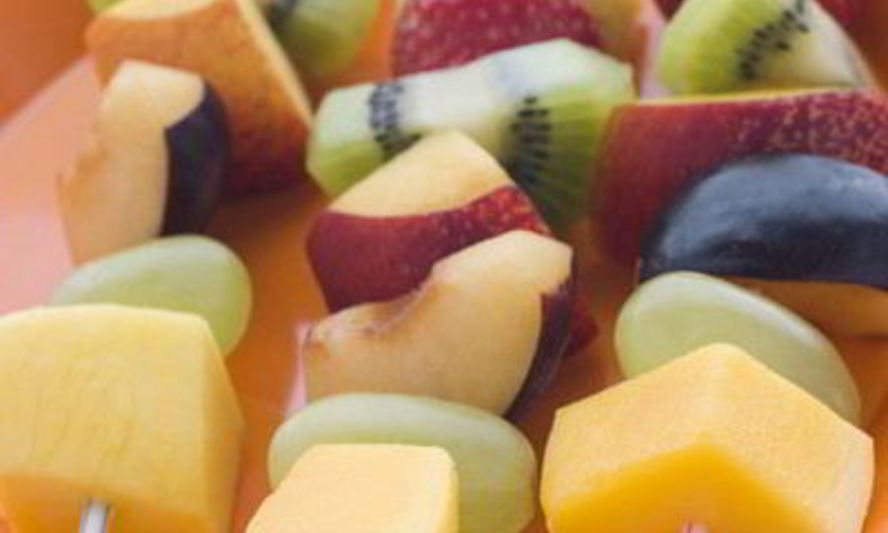 Рецепт шашлычков из фруктов