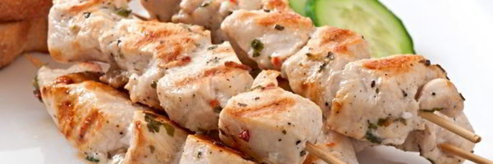 Шашлычок из куриного филе в духовке