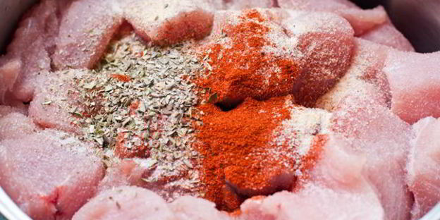 шашлык из филе индейки