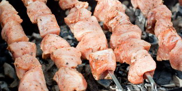 шашлык из филе индейки