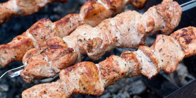 шашлык из филе индейки