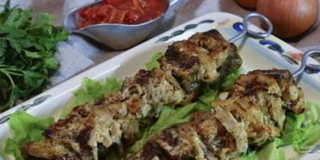 шашлык из говядины