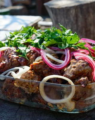 Шашлык из говяжьей вырезки