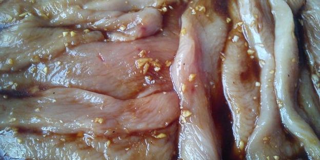 шашлык из индейки с имбирем