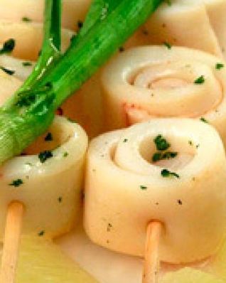 Шашлык из кальмаров