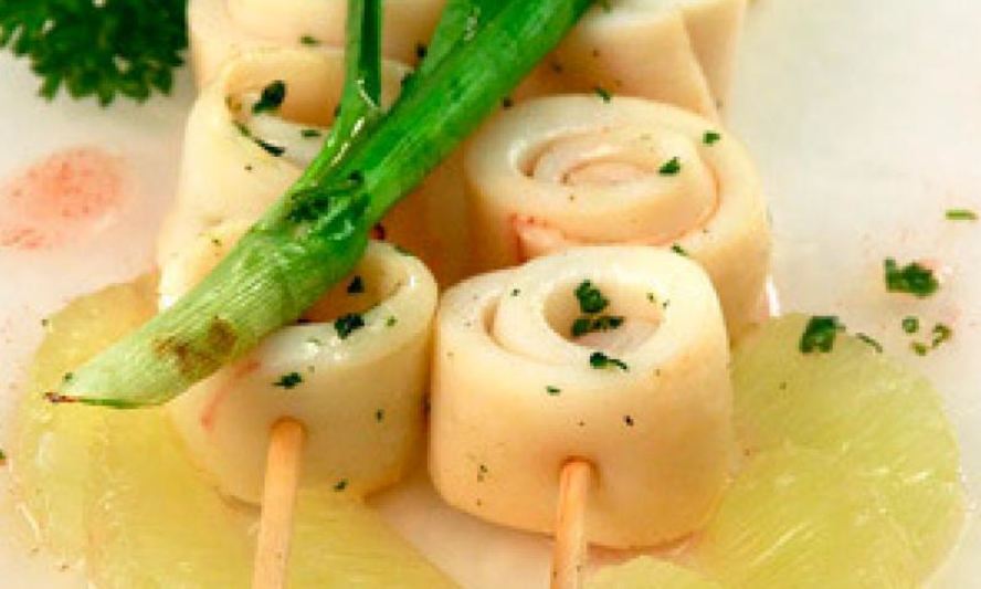 Рецепт шашлыка из кальмаров