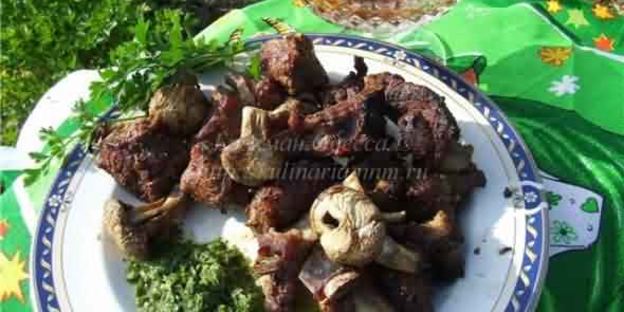 шашлык из козлятины