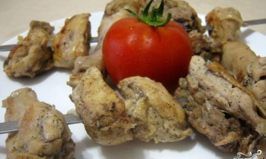 Рецепт шашлыка из курицы с уксусом