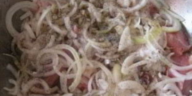 шашлык из курицы с уксусом