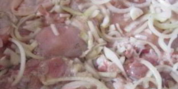 шашлык из курицы с уксусом