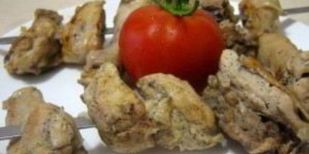 шашлык из курицы с уксусом