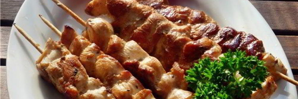 Шашлык из курицы в духовке