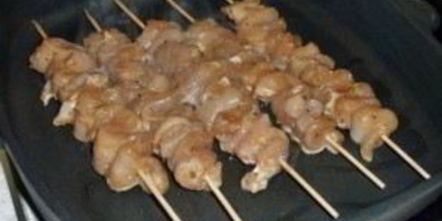 шашлык из курицы в духовке