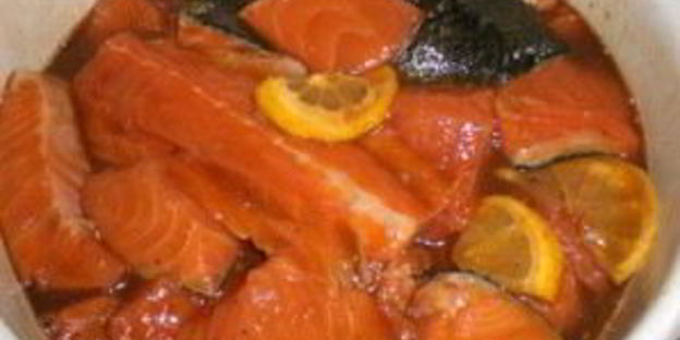 шашлык из лосося