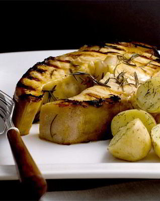 Шашлык из осетрины