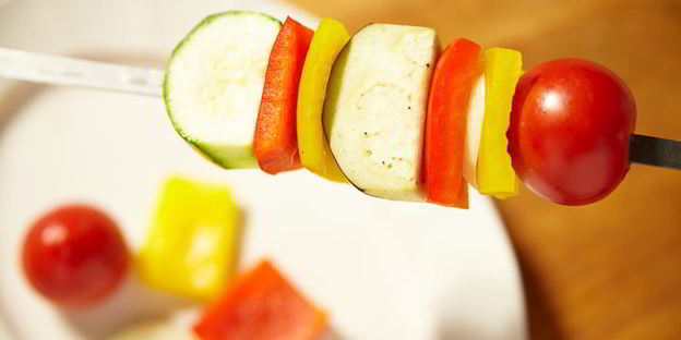 шашлык из овощей