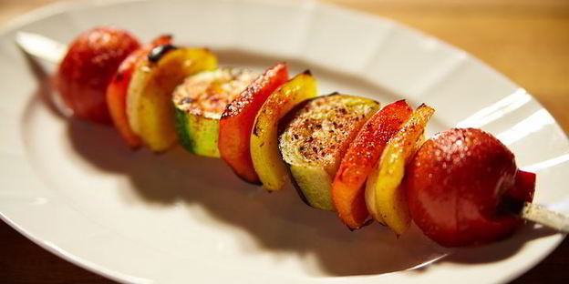 шашлык из овощей