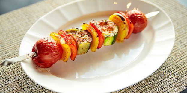 шашлык из овощей