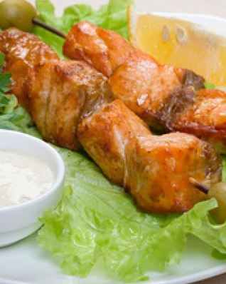 Шашлык из семги