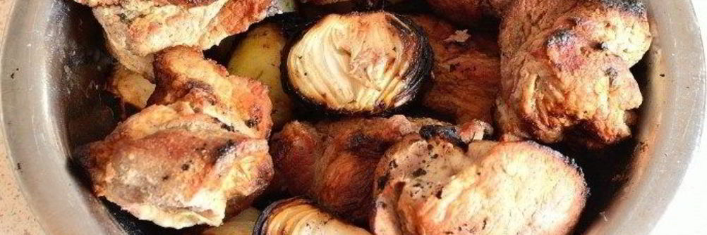 Шашлык из свинины на уксусе