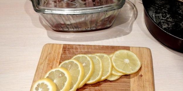 шашлык из свинины с лимоном в аэрогриле