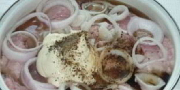 шашлык из свинины с пивом