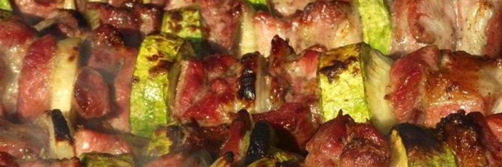 Шашлык из свинины с водкой