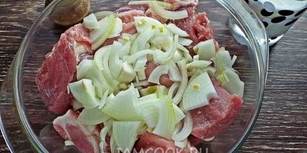шашлык из свинины в кефире