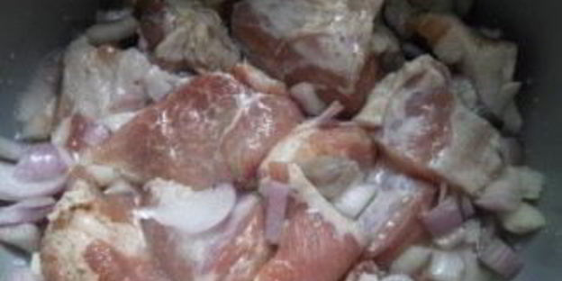 шашлык из свинины в мультиварке