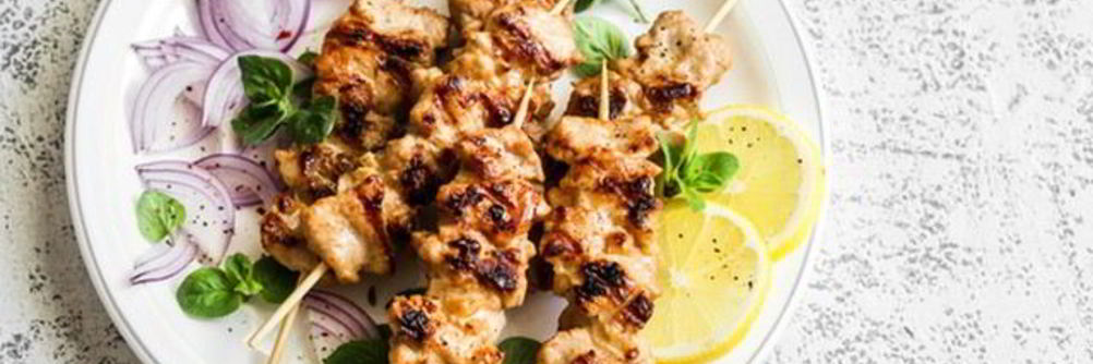 Шашлык из свинины в мятном маринаде