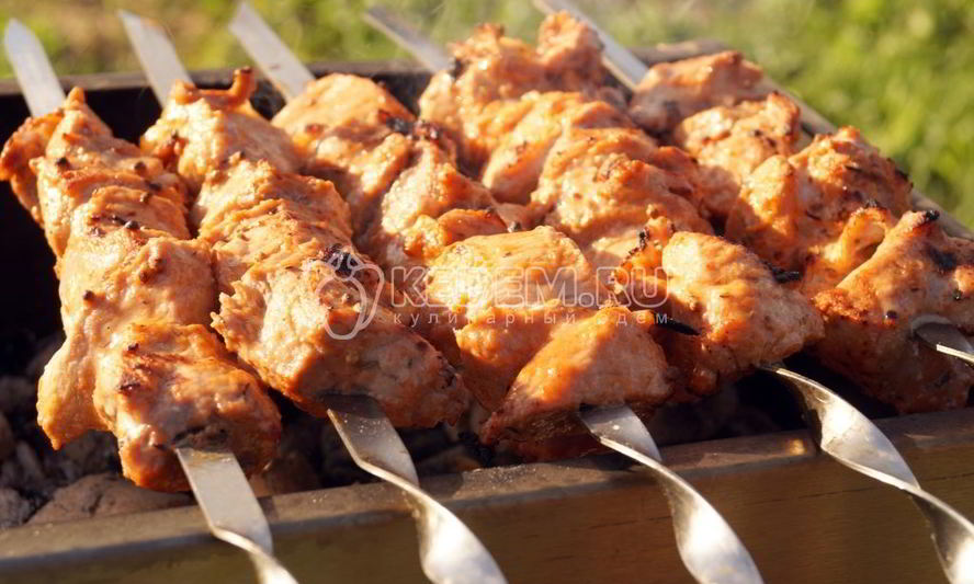 Рецепт шашлыка из свинины в томатном соусе