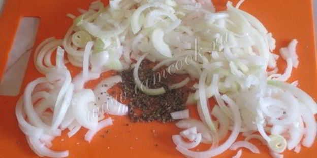 шашлык из свиной шейки с луком