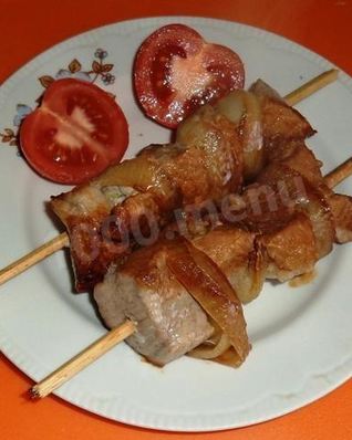 Шашлык на сковороде