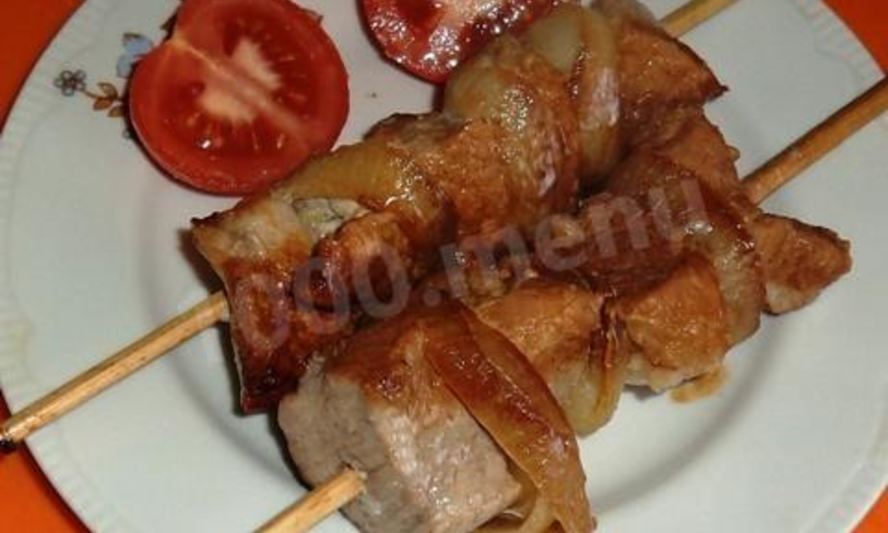 Рецепт шашлыка на сковороде
