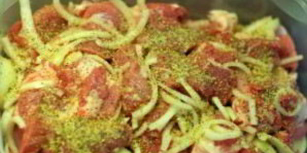 шашлык по-кавказски из свинины