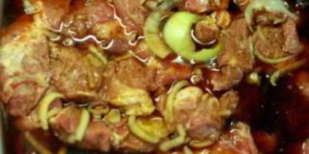 шашлык по-кавказски из свинины