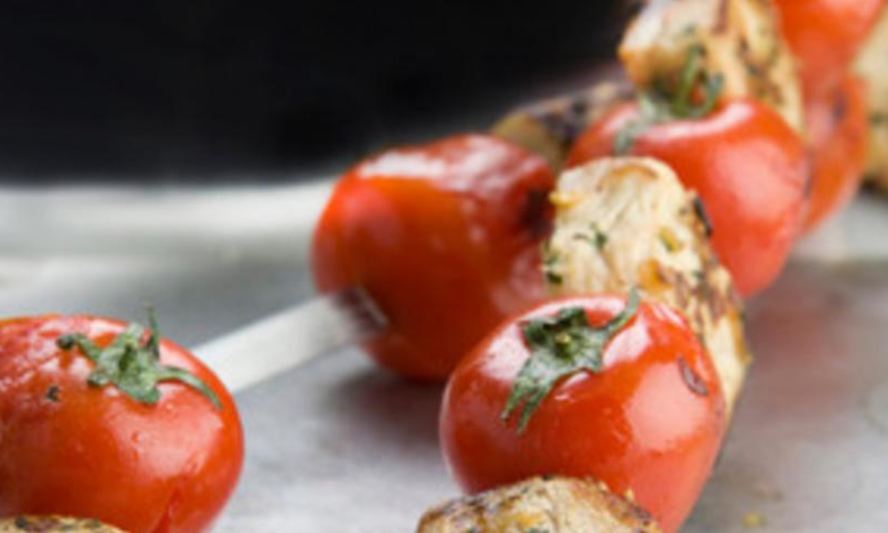 Рецепт шашлыка с яблоками и помидорами