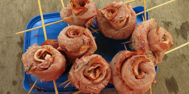 шашлык в кизиловом маринаде розы