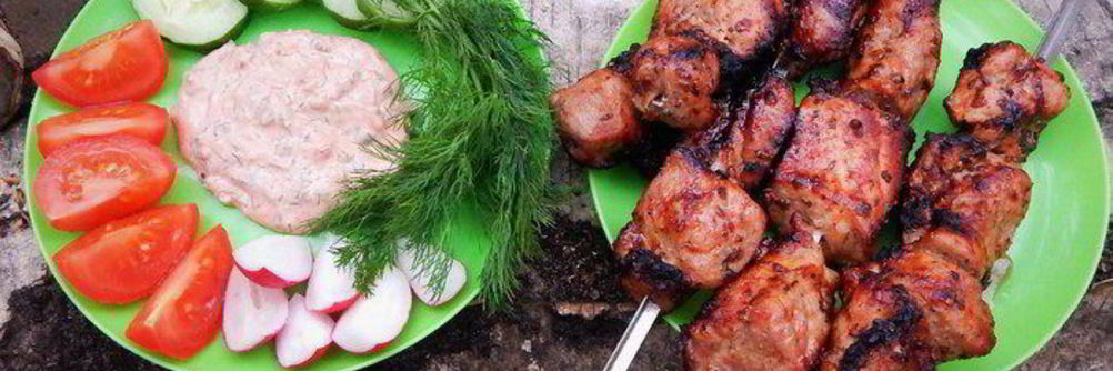 Шашлык в луковом маринаде