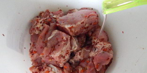 шашлык в луковом маринаде