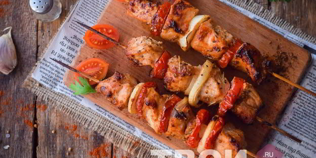 шашлык в майонезе