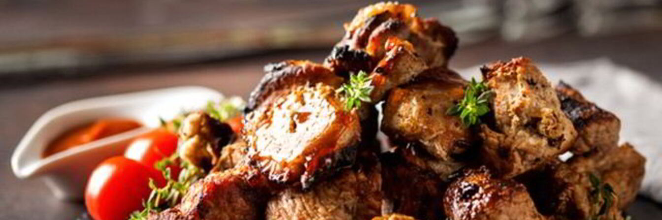 Шашлык в маринаде из тертого лука и уксуса