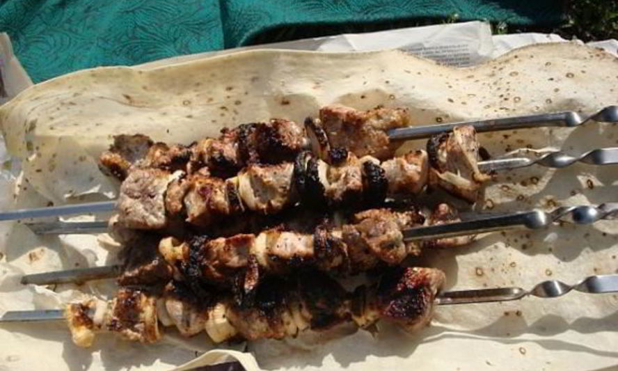 Рецепт шашлыка в маринаде с киви