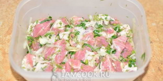 шашлык в собственном соку