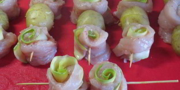 сочные куриные шашлычки