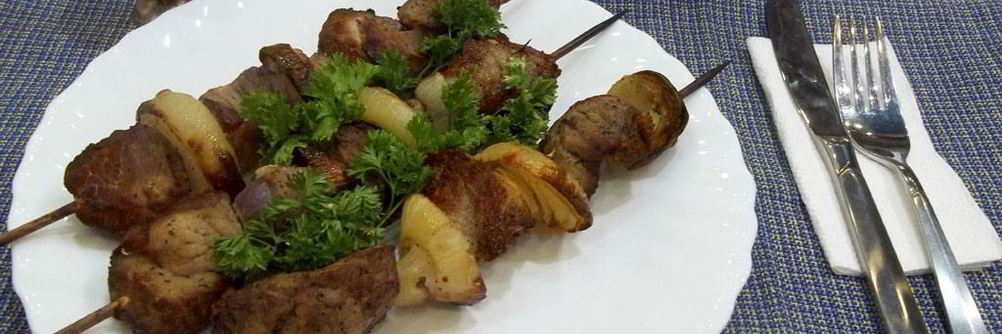 Свиной шашлык в духовке