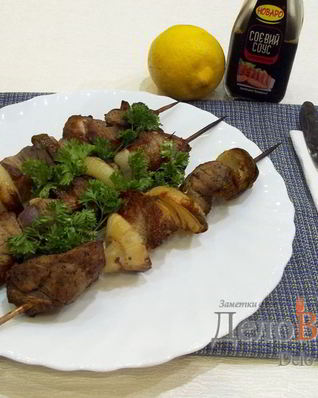 Свиной шашлык в духовке