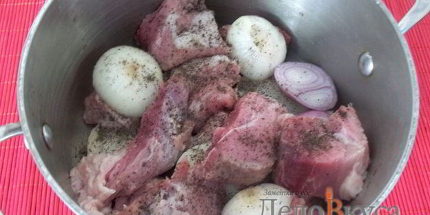 свиной шашлык в духовке